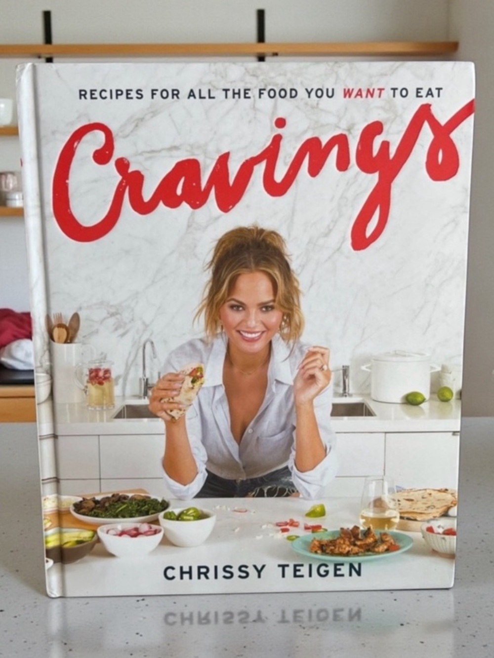 Chrissy Teigen CRAVINGS Hardcover Cookbook Comfort Food Recipes NWOT
